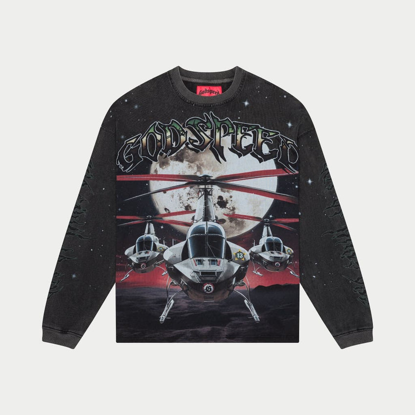 Air Strike long sleeve T-shirt (Bone) - T-Shirt