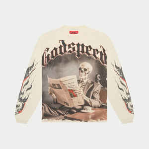 Black Monday Long Sleeve (Bone) - T-Shirt