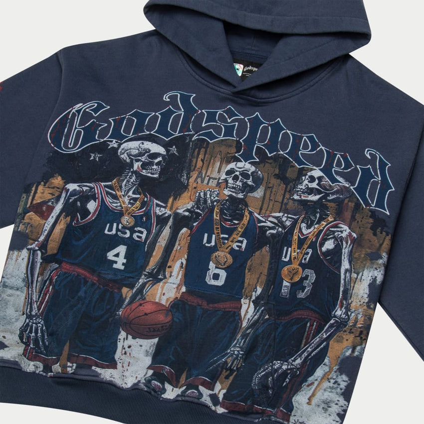 🥇 DreamTeam ’24 Hoodie (Navy Wash) - T-Shirt