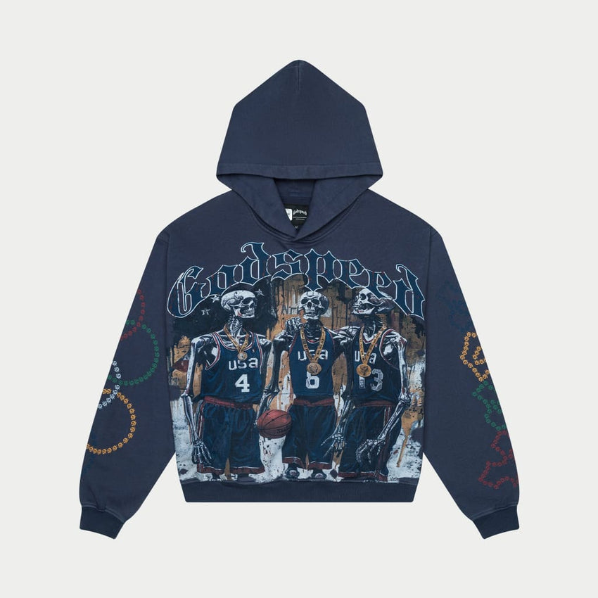 🥇 DreamTeam ’24 Hoodie (Navy Wash) - T-Shirt