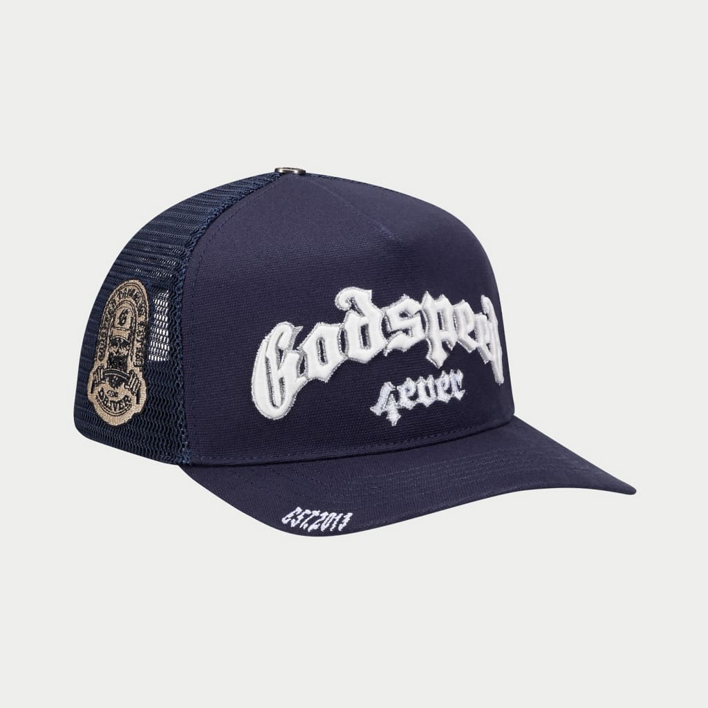 GODSPEED NEW YORK - GS Forever Trucker Hat (Midnight Navy)