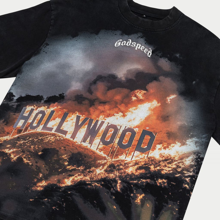 Hollywood Inferno T-Shirt (Black) - T-Shirt