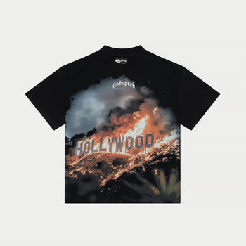 Hollywood Inferno T-Shirt (Black No Wash) - T-Shirt