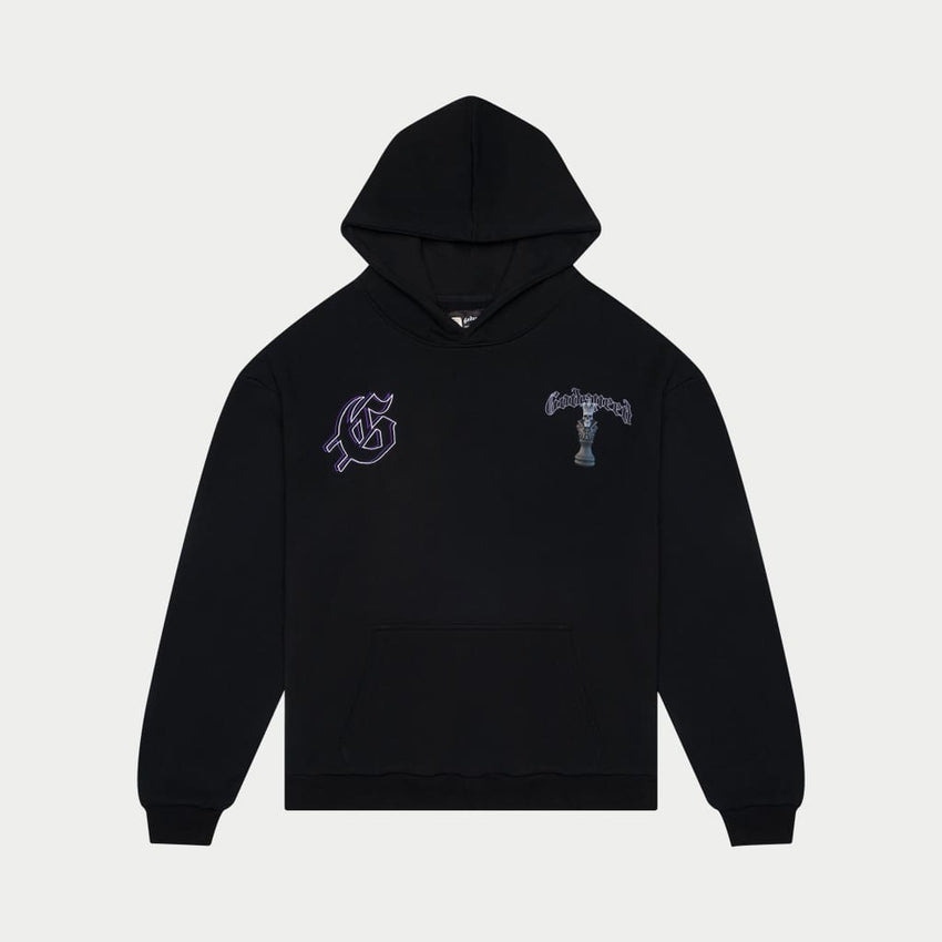 King 4ever Hoodie (Black) - T-Shirt