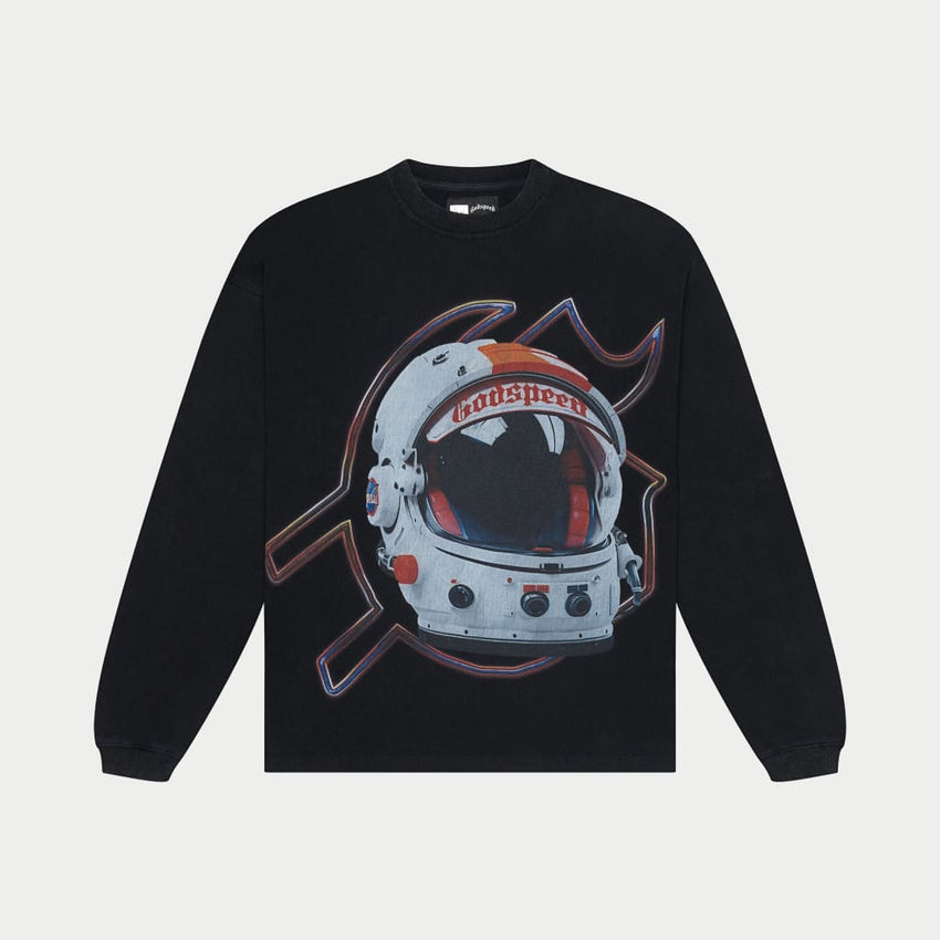 Lift Off LS T-Shirt (Black Wash) - T-Shirt