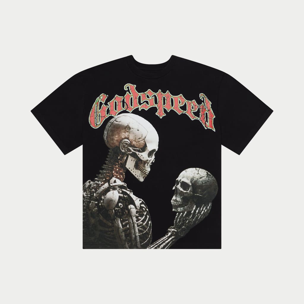 GODSPEED NEW YORK - Mankind vs Ai T-Shirt (BLACK)