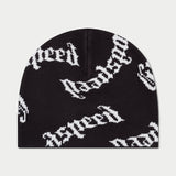 OG logo Beanie (BLACK WHITE) - BLACK - HAT