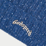 Og Logo Emblem Beanie (Blue Speckle) - RED - HAT