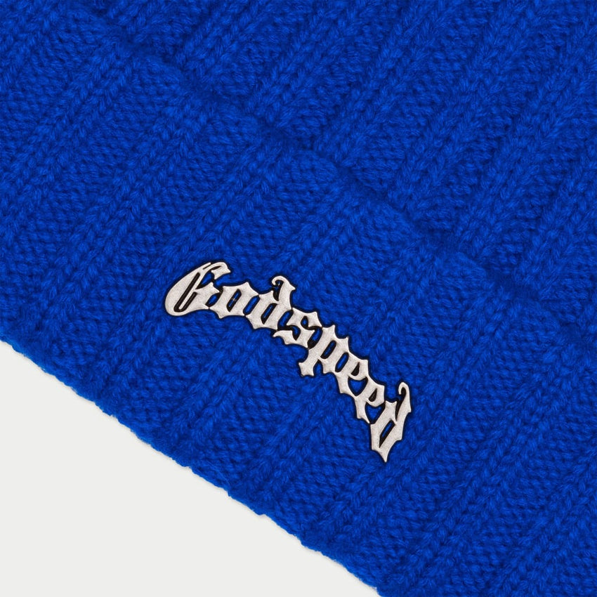 Og Logo Emblem Beanie (Cobalt) - COBALT - HAT