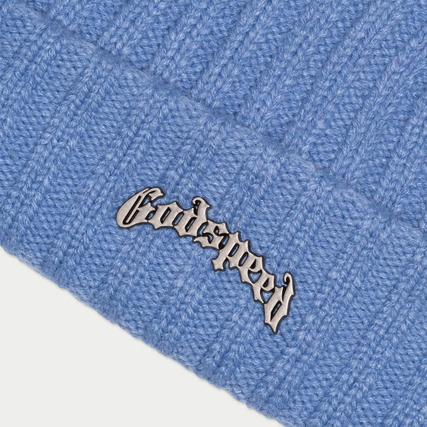 Og Logo Emblem Beanie (Frosted Blue) - FROSTED BLUE - HAT