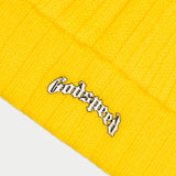 Og Logo Emblem Beanie (Yellow) - YELLOW - HAT