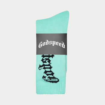 OG Logo Sock (Electric Teal) - SOCKS