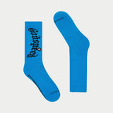 OG Logo Sock (Neon Blue) - SOCKS