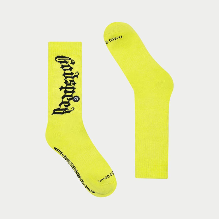 OG Logo Sock (Neon Yellow) - SOCKS