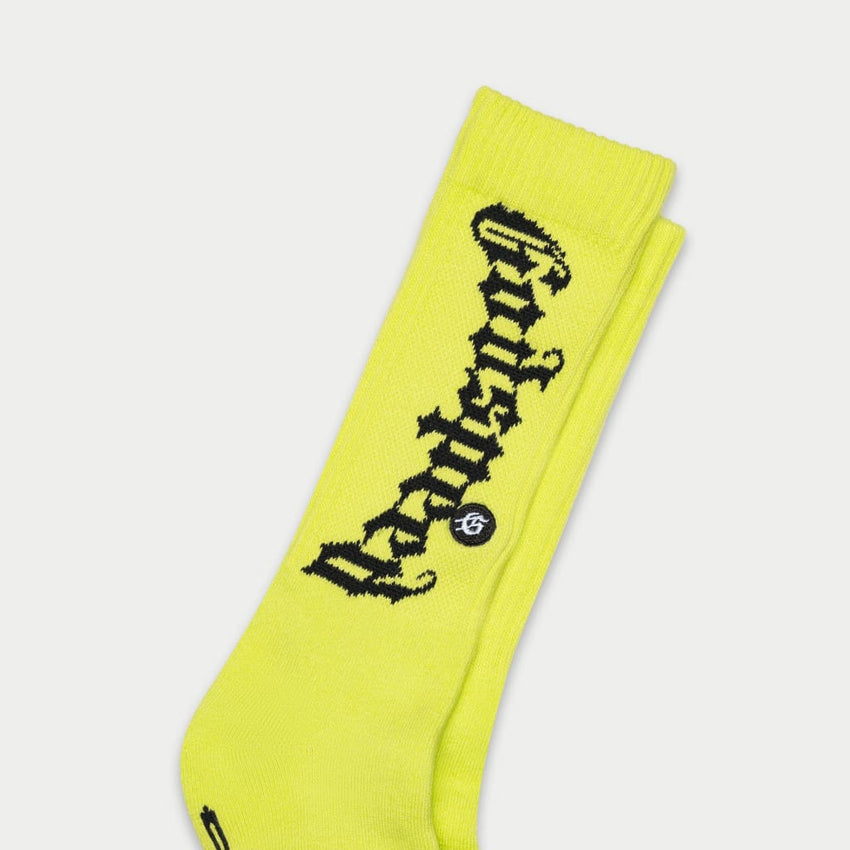 OG Logo Sock (Neon Yellow) - SOCKS