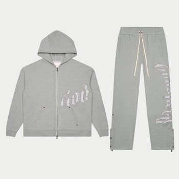 (OG Logo Sweatsuit (Grey/Silver)