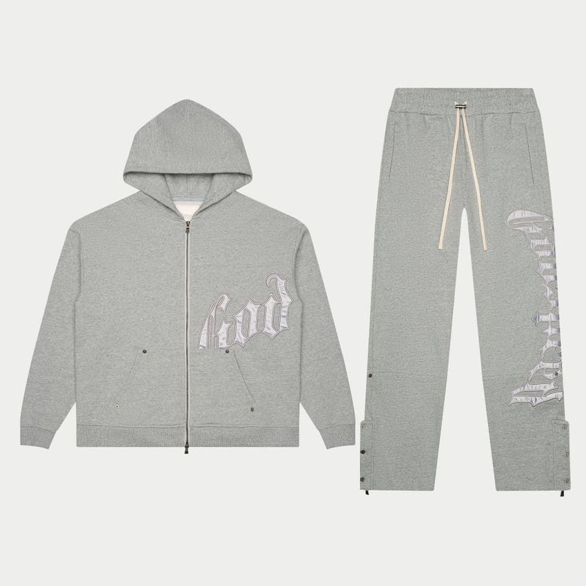 Silver sweatsuit online