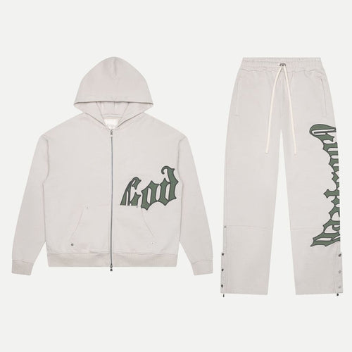 OG Logo Sweatsuit (Stone/Green)