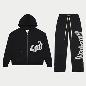 OG Logo Sweatsuit V2 (Black/Silver)