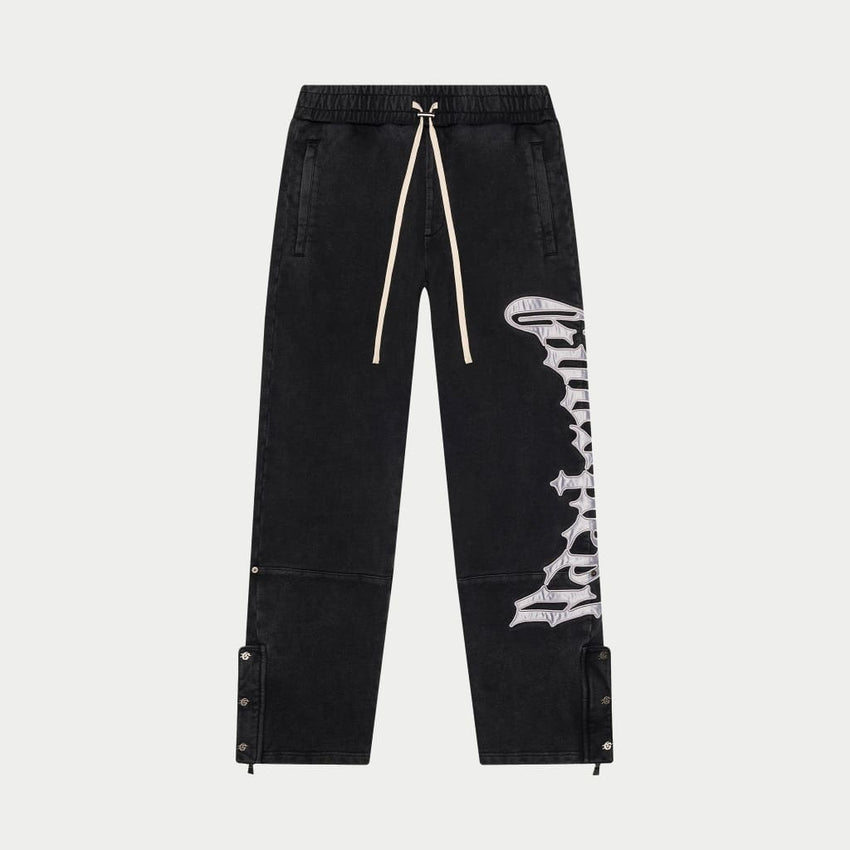 OG Logo Sweatsuit V2 (Black Wash/Silver)