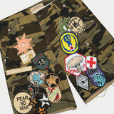 Patchwork Cargo Shorts - SHORTS