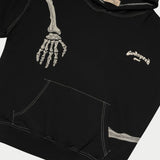 R.O.D Hoodie Black/White stitching - HOODIE