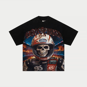 Racer Goldie (Black Wash) - T-Shirt