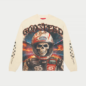 Racer Goldie Long Sleeve (Bone) - T-Shirt