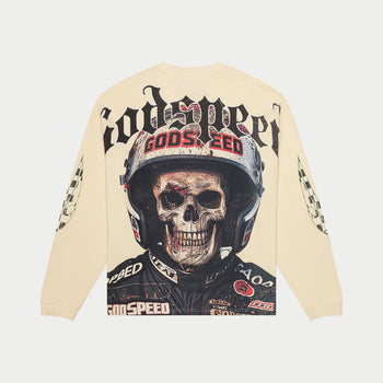 Raceway long sleeve T-shirt (Bone Wash) - T-Shirt