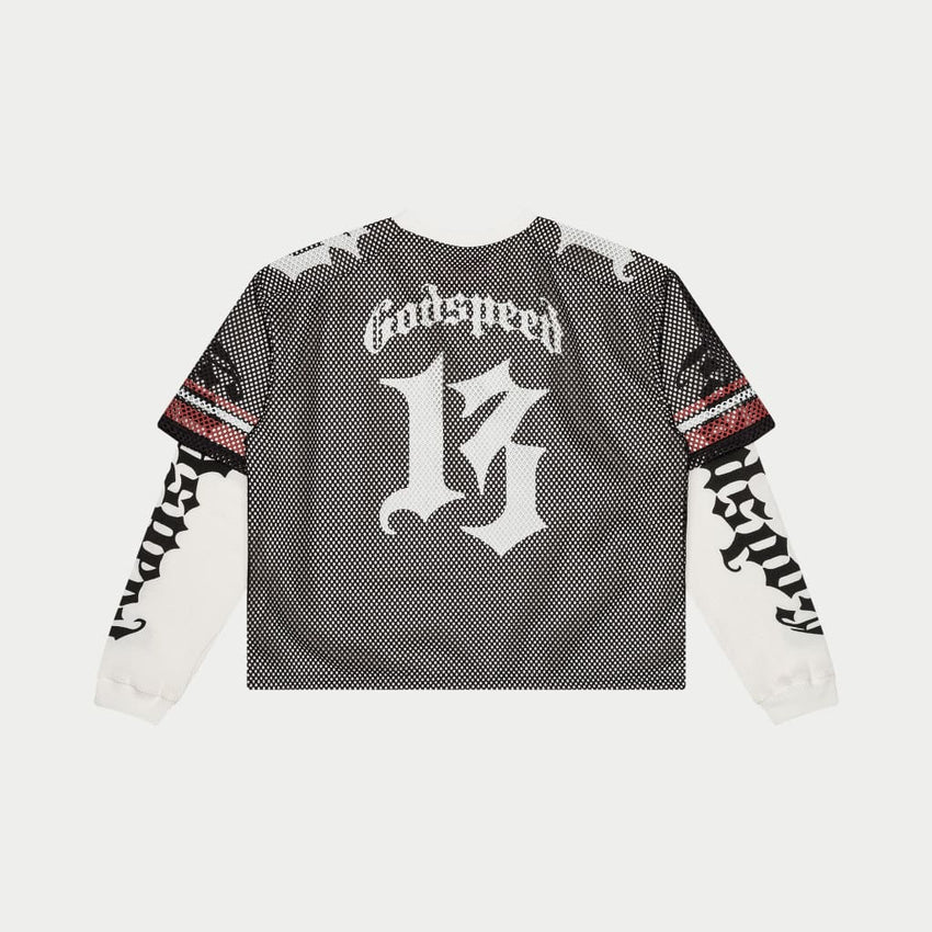 TD Layered Jersey (Black/White/Red) - T-Shirt