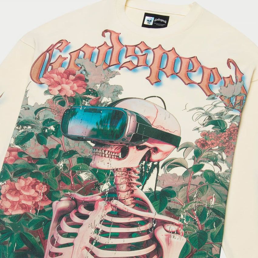 Vision Flowers LS Thermal (Bone) - T-Shirt