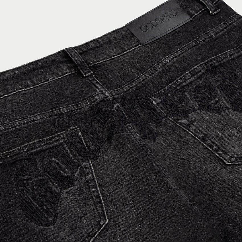 GS 4EVER Chain-Stitch Denim (Black) - DENIM