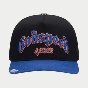 GS FOREVER TRUCKER HAT BLACK/BLUE/ORANGE