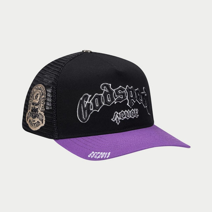 GODSPEED NEW YORK - GS FOREVER TRUCKER HAT PURPLE/BLACK